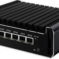 فايروول • بدون رام او SSD • 6 منافذ 2.5GbE