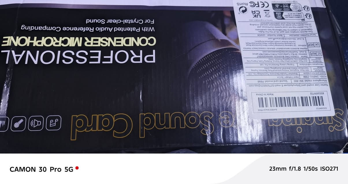 مايك مع مكسر صوت بهذه الشكل سعر خاص ادمن ممكن


**إذا كنت صاحب هذا الإعلان وتريد حذفه لأي سبب، رجاءا أرسل رسالة إلى الدعم الفني**