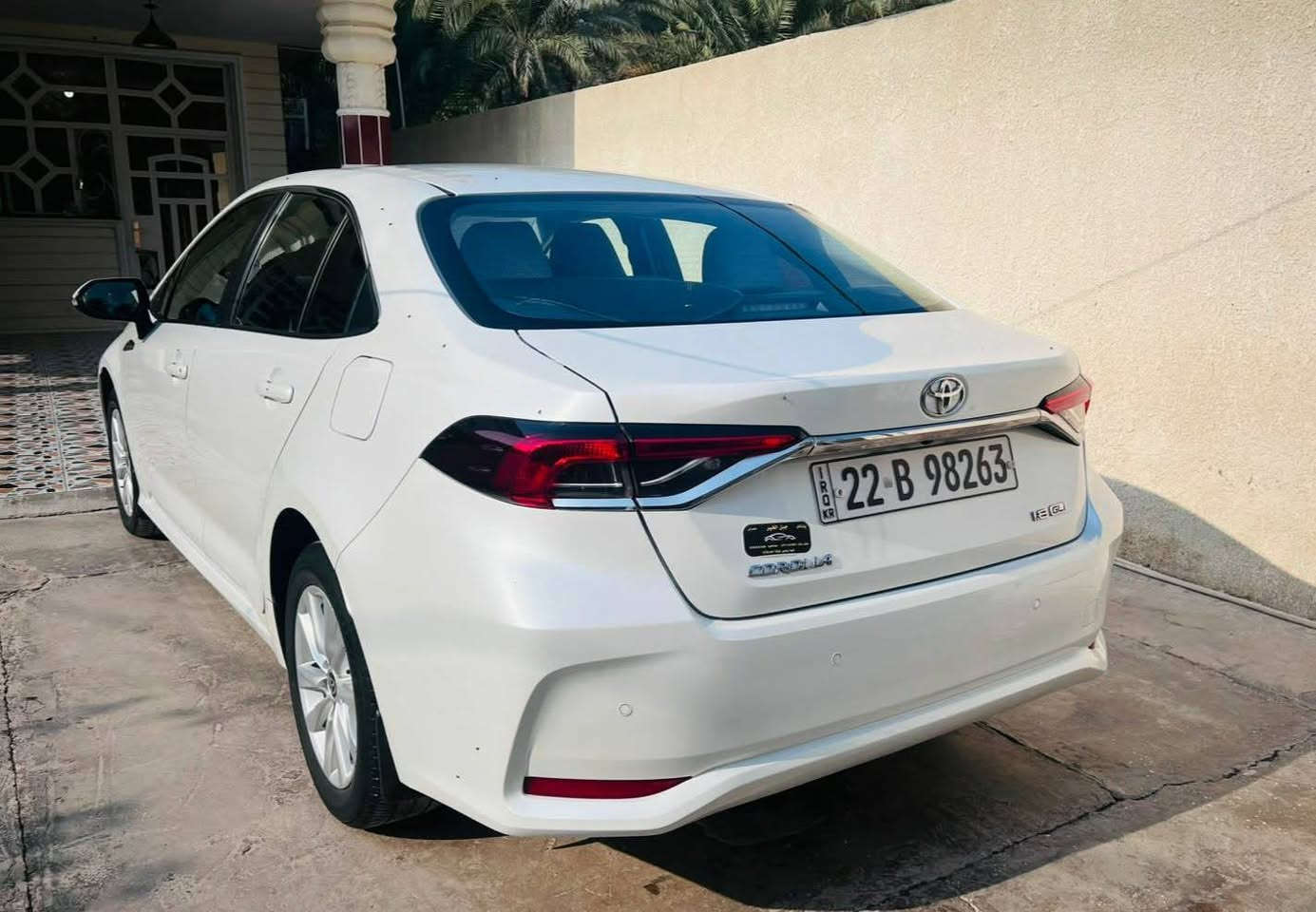 تويوتا كورلا 
موديل 2024 خليجي
ضمان تويوتا العراق (SAS ساز)🟥✅
سياره كفاله عامه من دعاميه لدعاميه 
 فتحة بانوراما 
صيانة وادامه السياره بشركه فقط 
حجم المحرك 1800 
نوع الوقود بانزين
ماشيه 55 الف كم 
دخول ذكي بصمة تشغيل بصمة 
شاشة ديجيتل  
تبريد قطعتين 
ويل كب حجم الاطارات 16 
عدد 5 ويل كب 
سبير ما نازل خلاص 
حساسات امامي خلفي 
لايتات عدسة 
بك لايتات لد 
كشاف لايت لد 
مرآة قابلة للطي 
اشارة بالمرآة 
وضعيات قيادة 
مرآة داخلية عاكسة 

مكان السيارة بغداد التاجي 
رقم صاحب السيارة
*********** 
***********

السعر :: اطلبه بالتعليقات يصلك خاص 📩

#ادارة_الصفحه ⚡

ملاحظه / 🔴
مدير الصفحه غير مسؤول عن بيع وشراء واصوليات السياره نحن صفحه لعرض السيارات فقط.
