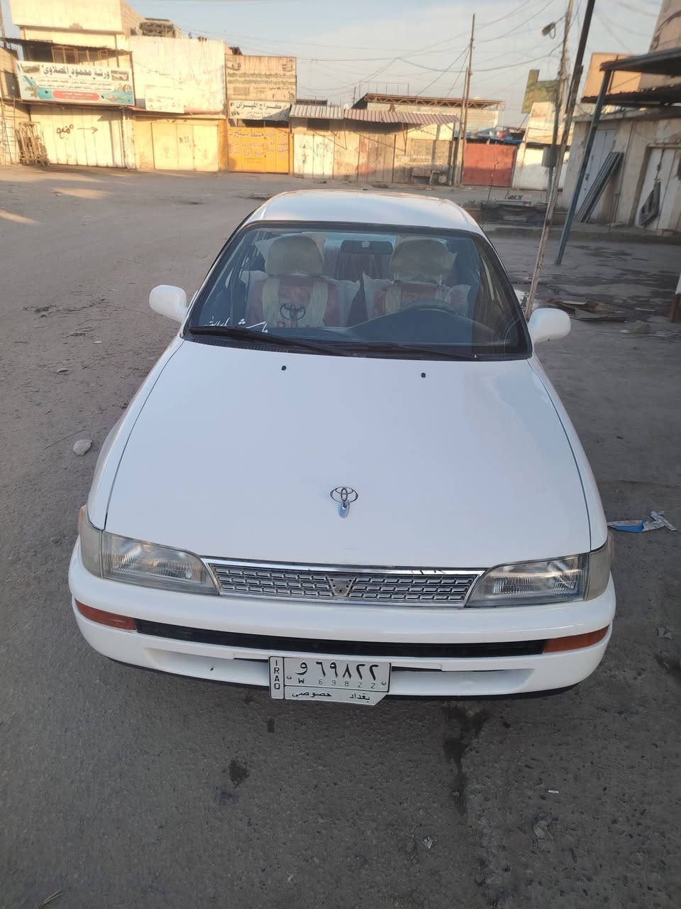 كورلا 94 مرتجه ومصبوغه عام رقم بغداد سنويه لل 2030 شرط التحويل  كير محرك جديد كهربايات كلها شغاله جاهزه من كلشي  السعر 45 وبيها مجال بسيط 
***********
***********
