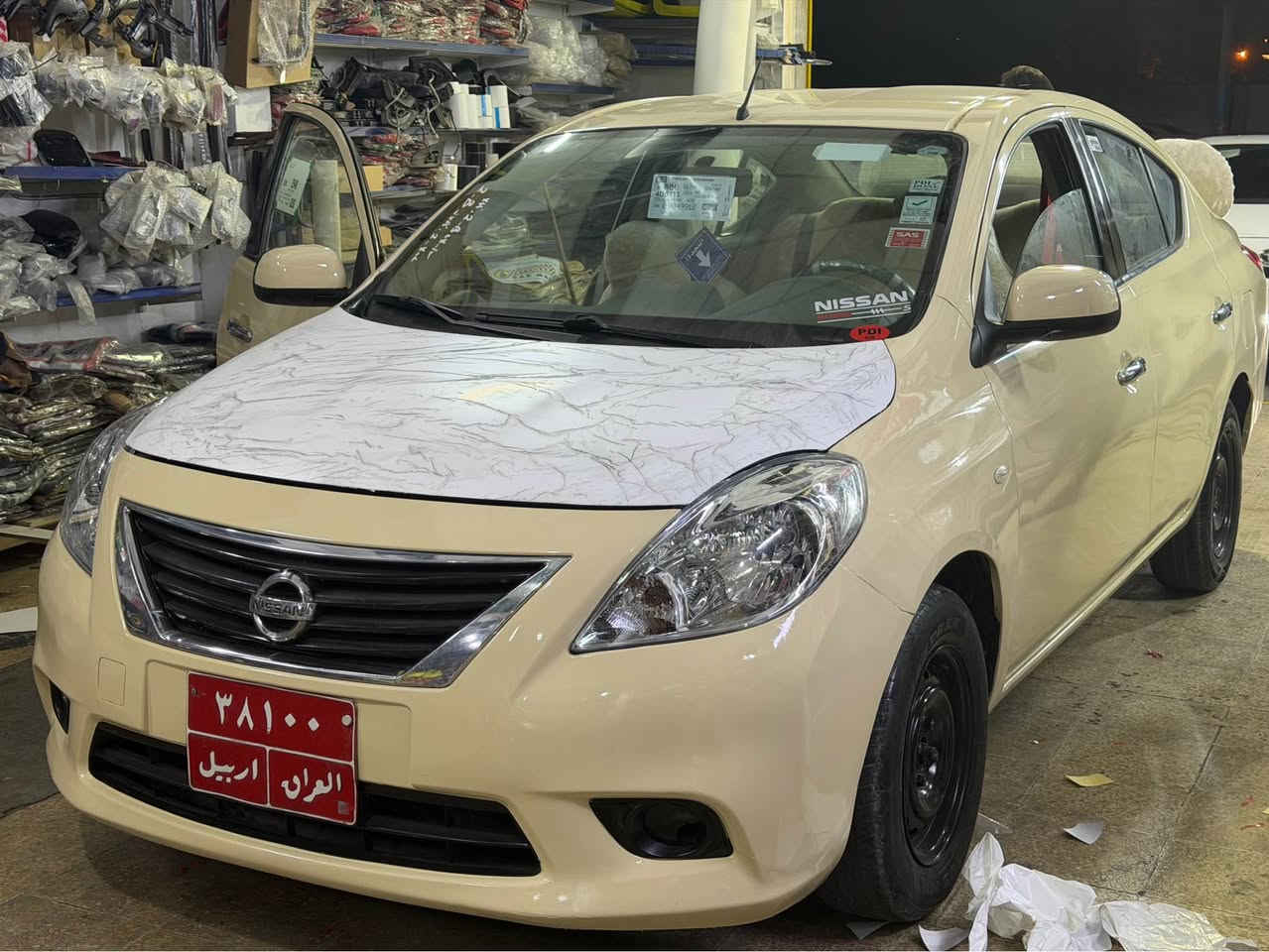 نيسان سني2013 گيرعادي مالي دؤست و كاسبي قنجكي بيش و بشتي هةية هةموو بارجة بيلادي خوي 105$ مجالكي كةم  10 ورقة غرامةي لةسةرة  سي جوار كي ساردي هةية *********** أربيل, العراق
