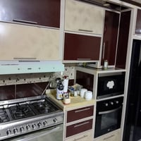للبيع كاونتر سيت كاونتر للبيع مثل ما موضح بالصور  الفرن بالمايكروويف م...