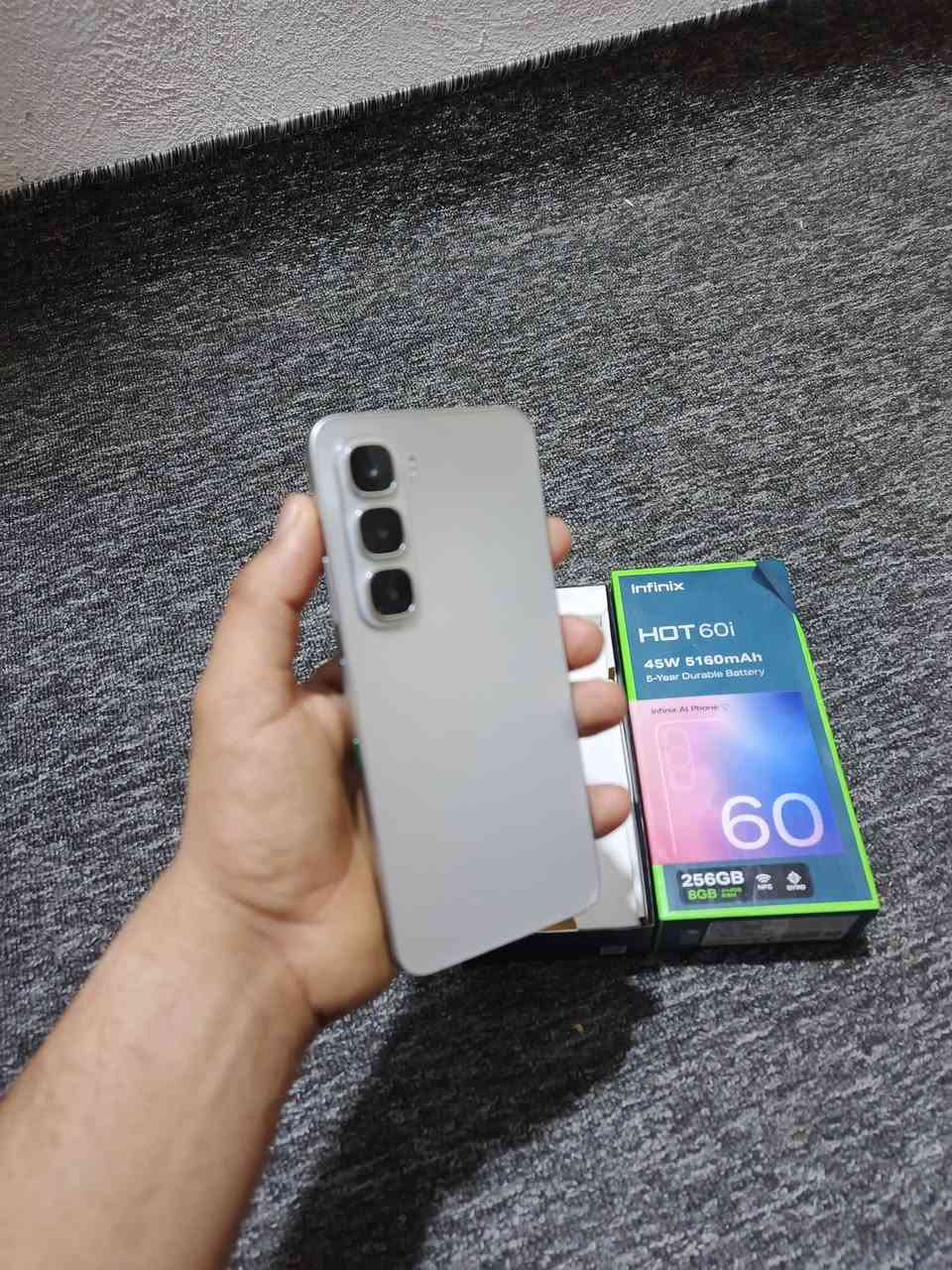 سلام عليكم انفنكس هوت60i نضافه 98/100 

ذاكرة 256 رام 8.. 4+4 صوت ستيريو 

بطارية 5160 شحن سريع كلة كامل

 مكفول من فتح ملحقات فقط كارتون 

سعر 140 وبي مجال لطيبين مكان (نجف)


**إذا كنت صاحب هذا الإعلان وتريد حذفه لأي سبب، رجاءا أرسل رسالة إلى الدعم الفني**