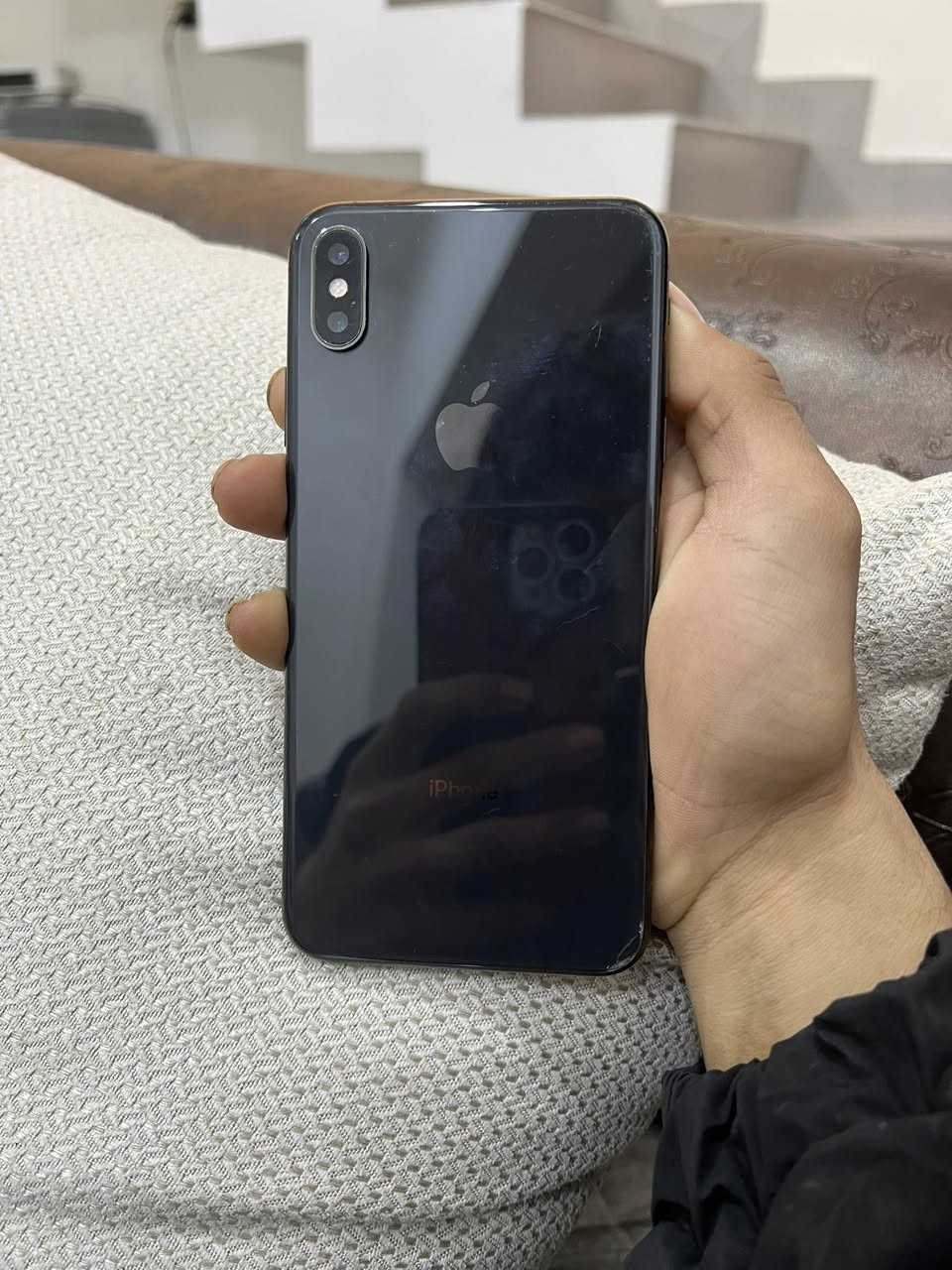 اكس ماكس للبيع ذ 256 مبدل بطاريه اصليه فقط وبي فطر بل شاشه موضح  كدمكم سعره 130 مكاني حله 🖤تواصل رقمي هذه ***********
