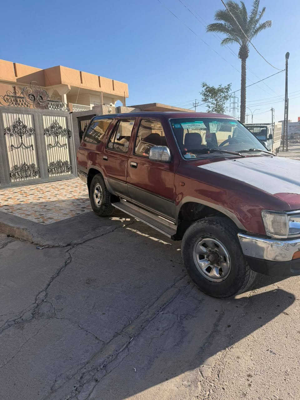 السلام عليكم تيوتا فور رنر موديل 1994
كير ومحرك ملكه vvt  ٦ سلندر بالشرط تفحص وين ما يعجبك بدون قطرة تبخير ولا تنقيص (بالشرط بالشرط )

 مصبوغه حزام صبغ درجة أولى كهربائيات كلها شغلات اشاير ماسحات لايت عالي ناصي اناره داخليه كلها جديد مشدوده 

مسجل mb3 بلوتوث اواكس شغال بريك مبدل كامل قبل اسبوع تايرات خير من الله 

رقم بغداد دولي هزه وسنويه لل2030 تحويل ثاني يوم  باسمك مباشر  

بدون خياس نهائياً وتجي وتشوف وتفحص بعينك ووين ميعجبك .

السعر40  ورقة وبي مجال بسيط حگ الجيه. ***********
