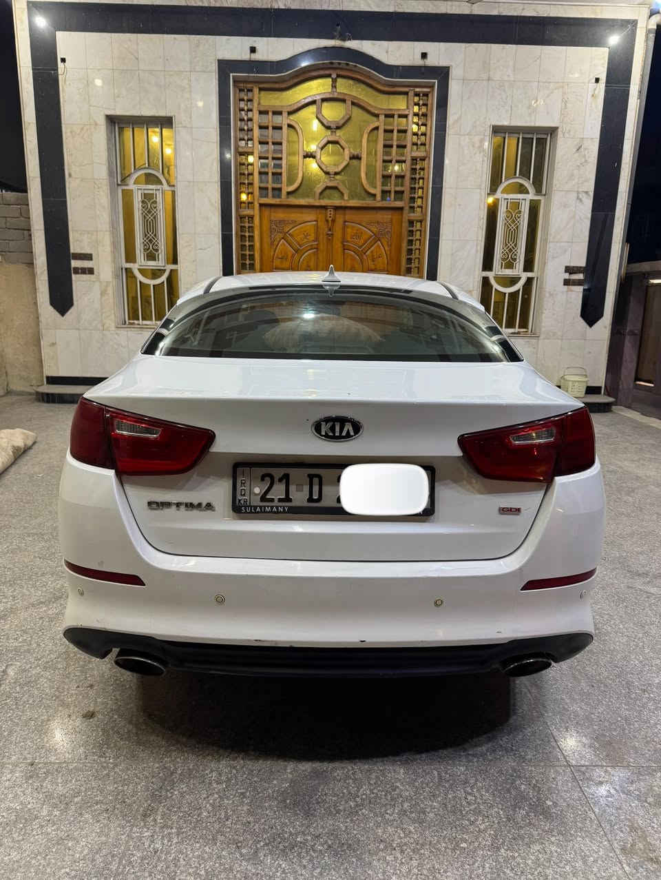 كيا اوبتما 2015
وارد امريكي 
حادث ( هلال جاملغ خلفي فقط )
محرك 2500 GDI
السياره ماشيه 102 ميل
حداديه جديده
منظومه تبريد جديده
السياره نضيفه مال جناي 
السياره ب اسم صديقي تحويل ثاني يوم
العنوان البصره قضاء المدينه 
***********
