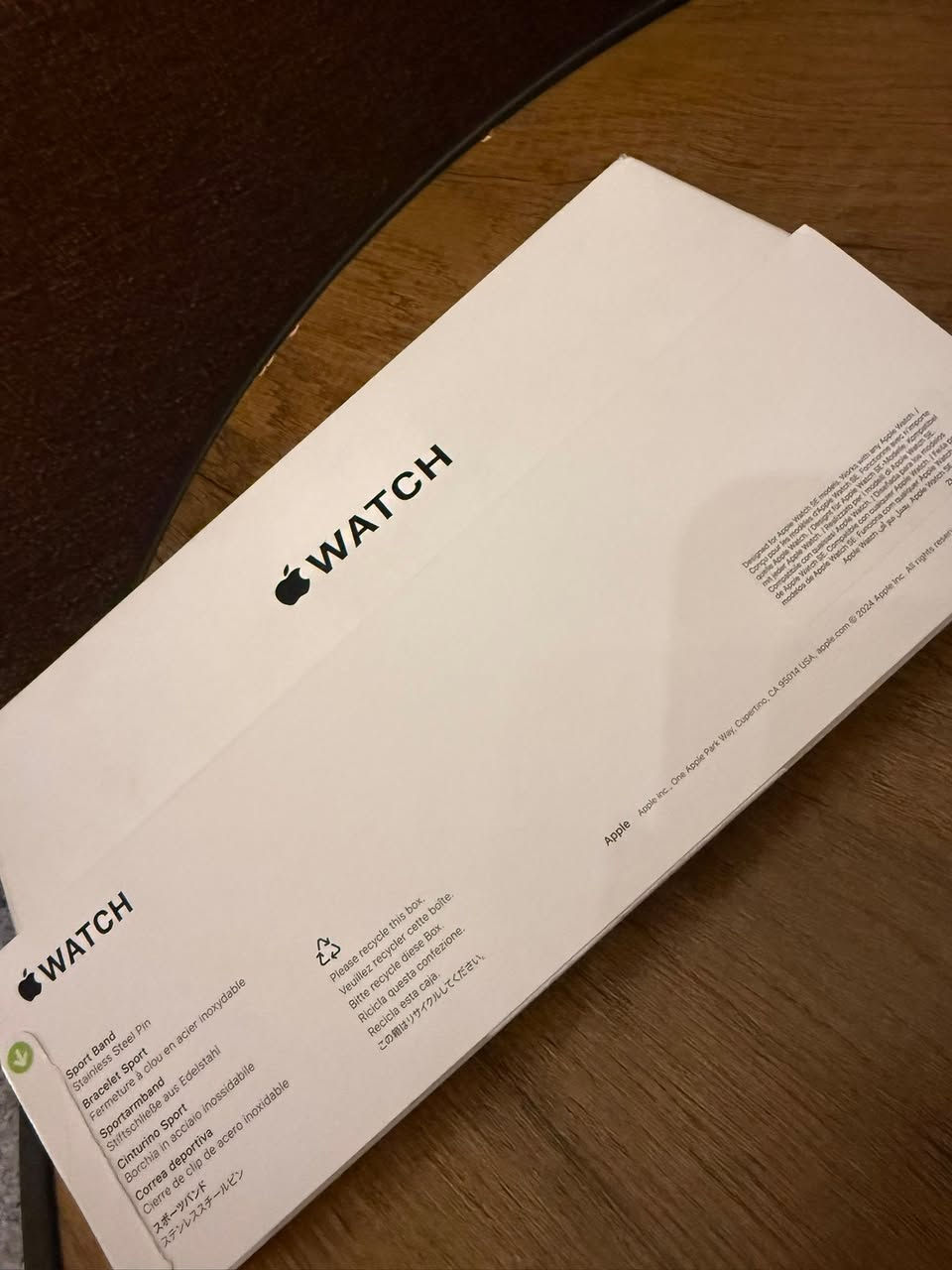 ساعة ابل Apple Watch SE (الجيل الثاني) (GPS حجم 40 بطارية 100‎%‎ الساعة جديدة شخط مابيها ومحدثة اخر تحديث السعر استخدام قليل جداً السعر 200 الف مكاني بغداد الكرادة


**إذا كنت صاحب هذا الإعلان وتريد حذفه لأي سبب، رجاءا أرسل رسالة إلى الدعم الفني**
