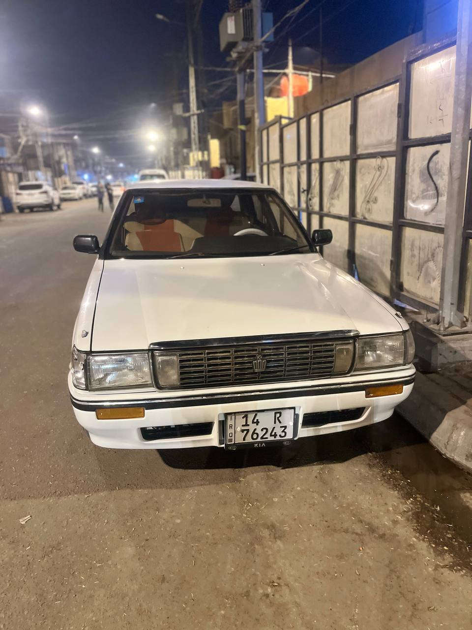 سلام عليكم هارتوب موديل 1991 سياره سستم وتغير لون مصبوغه فقط مداكر وقماره ودعاميه اماميه جان لونها ذهبي إلى ابيض مكينه vv.t 2500 فيشه وحده جديده وكير جديد منضومه تبريد كامله سياره سنويه 2030 بس بعدها سنويتها ما طالعه سنويه علي أنا اكملها وتستلمها كامله سنويتها باقي بس تغير لون عليه سعر 45$ وبيها مجال ***********
