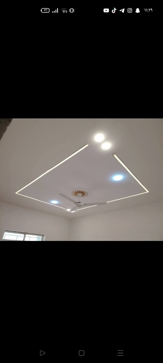 السلام عليكم ورحمة الله...
إليكم جزء بسيط من عملي في عمل سقف ثانوي تغليف جدار جبس بورد واجهات بلازما سحبات جدار بأحدث الديكورات وبأسعار مناسبه للاستفسار الاتصال على *********** او مراسلة الصفحه
