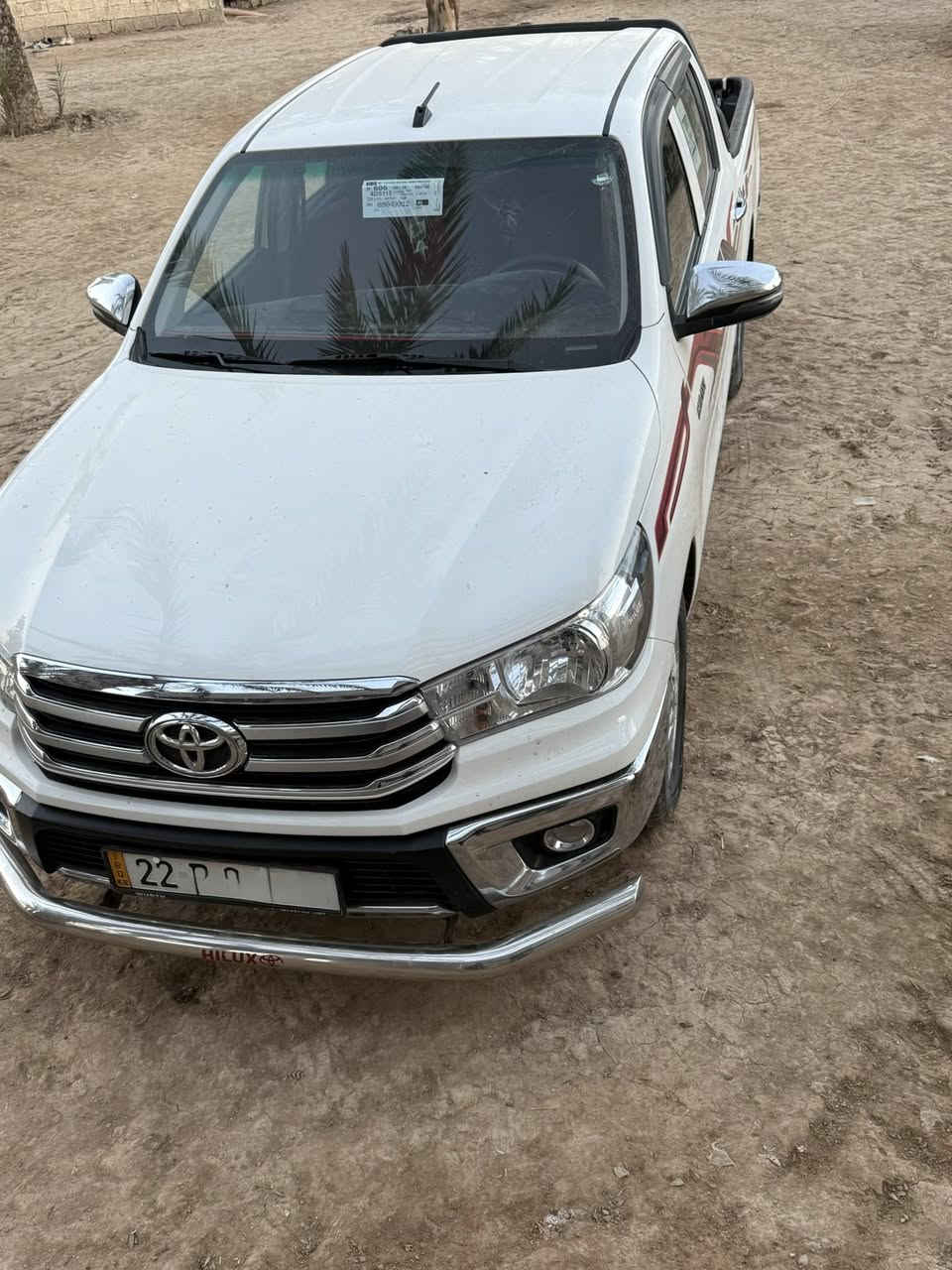 السلام عليكم 
للبيع تيوتا هايلوكس 2021سياره كفالة عامة رقم أربيل اوتماتيك ماشيه 86 ألف معروفه مواصفات إلاوتماتيك للاستفسار الاتصال على الرقم ***********
