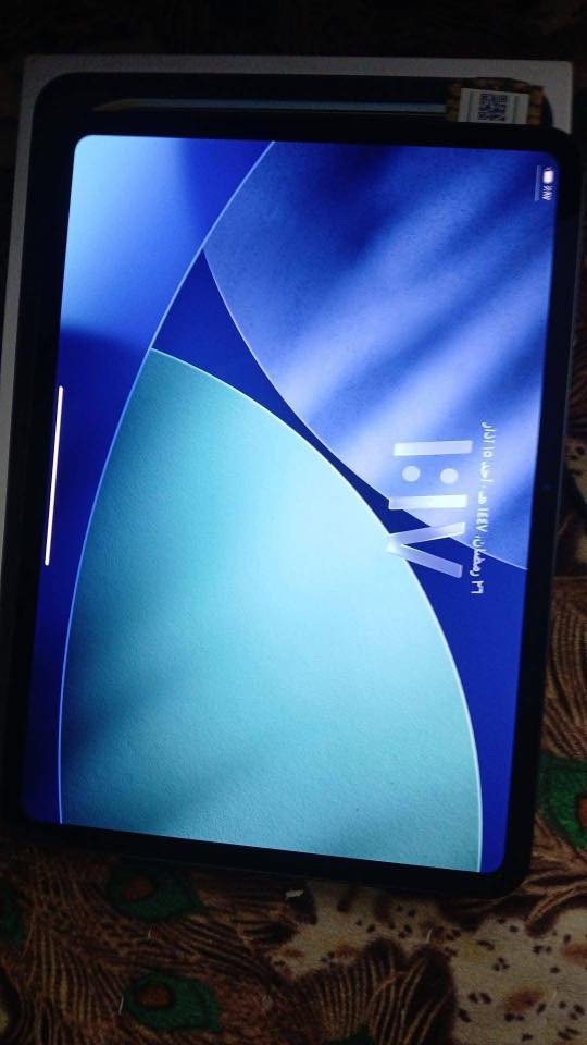 من رخصه ل ادمن ايباد M4 ذاكره 256 كارتونه موجوده هوه ول شاحن ل اصلي  وبعده بل ضمان بطاريته 100 نضافته100  مكاني بغداد ل دوره رقمي *********** واتساب لسعر 1150 وبي مجال
