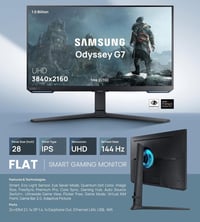 سامسونج Odyssey G7 • 28 إنش • 4K 144Hz
