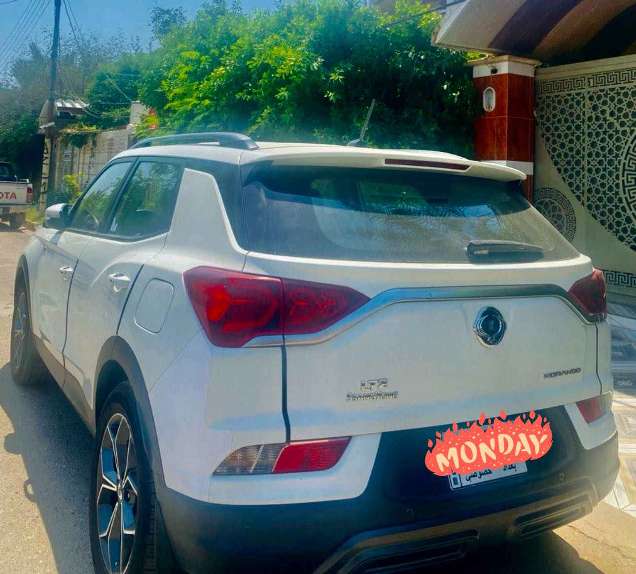 سلام عليكم سياره للبيع سانگ يونگ كوراندو ( كوري ) موديل 2021 بغداد خصوصي للاستفسار الاتصال عالرقم ***********
