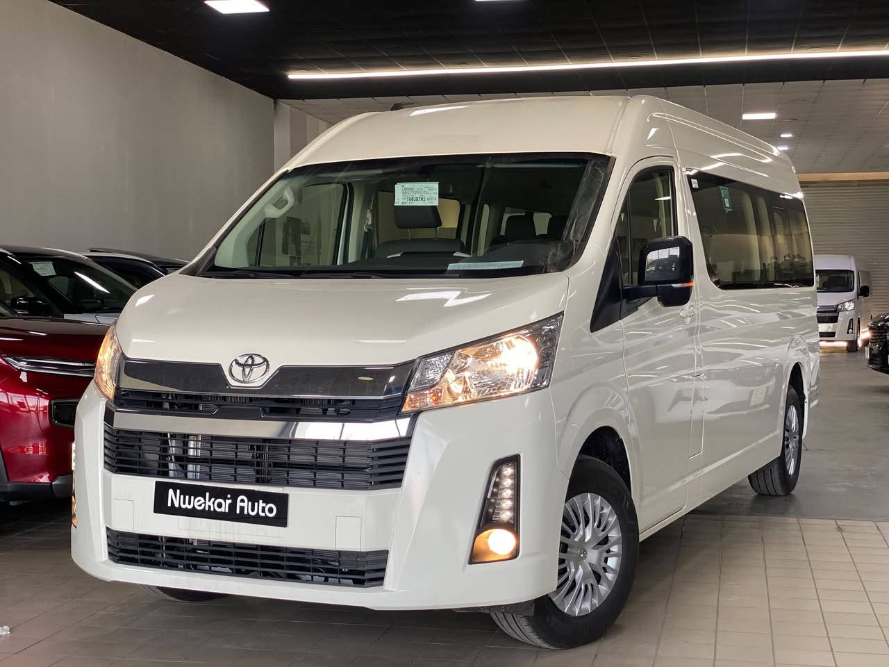🚐 Toyota Hiace 2026 - 13 راكب أوتوماتيك 🚐
إذا تبحث عن سيارة عملية، مريحة، واعتمادية للنقل العائلي أو التجاري، فـ تويوتا هايس 2026 هي الخيار المثالي 👌

✅ سعة 13 راكب
✅ قير أوتوماتيك
✅ محرك قوي واقتصادي بالوقود
✅ مكيف عالي الكفاءة لجميع الصفوف
✅ مساحة داخلية واسعة ومريحة
✅ اعتمادية تويوتا المعروفة
✅ مناسبة للشركات، المدارس، والسفرات العائلية

✨ راحة أكبر، أمان أعلى، وأداء يعتمد عليه في كل مشوار.

📞 للحجز والاستفسار:
📞 ***********
📞 ***********
📞 ***********
📞 ***********

📍 نويكار أوتو
أربيل - سايدين كوران - قرب شركة بيبسي
