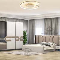 غرفة نوم ٧ قطع • كنتور ٦ باب ٢٢٥سم • سرير ١٨٠*٢٠٠