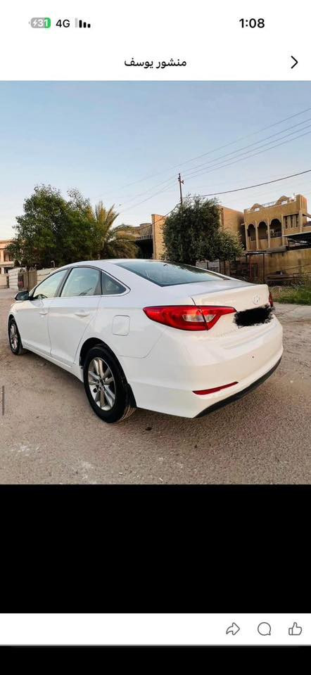 سوناته ١٧ ادوات كصه جنطه مكينه وكير خير من الله السياره جاهزه من كلشي مري شفط تخم تاير حداده زيرو السياره غاز اصل خط واحد وارد كوري لدات اماميه رقم وسنويه شرط شغل طبق الاصل 
سعر (58 )
 ***********
