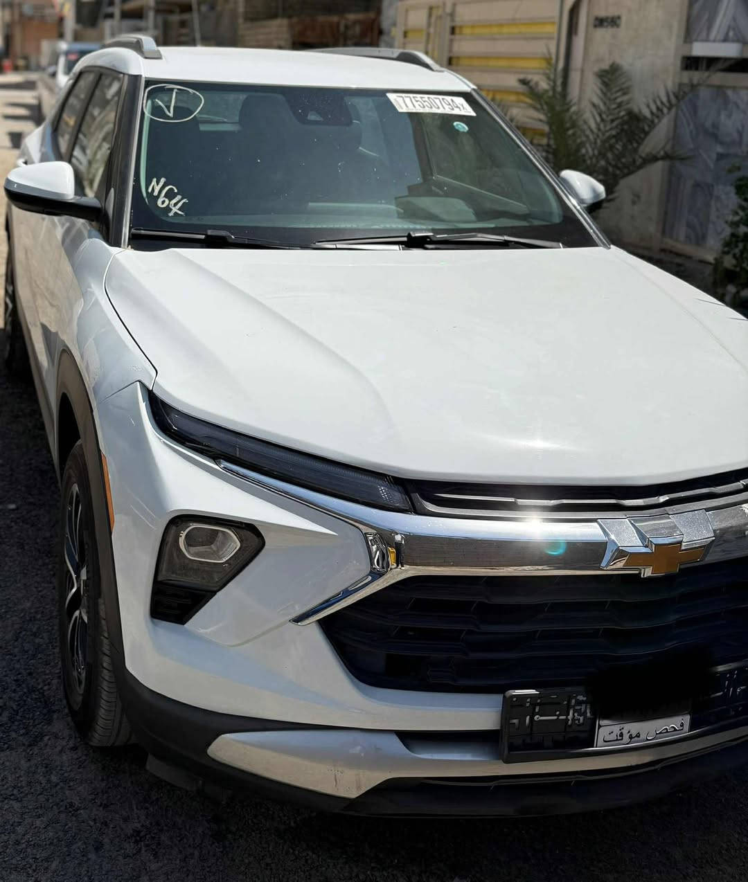 تريل بلايزر  LT 2024
السيارة بسمي شخصياً من سكنة بغداد
رقم فحص مؤقت بغداد
الحادث موضح بالصور
بدون ايرباك
ربع البنيد صبغ
و قبغ الجنطة تبديل نفس اللون بلادي
يعني الجنطة بدون صبغ
البچم كبس لغود شواصي فحص
الراديترات بلادية
السياره  كاملة  بدون رقم تترقم بغداد لون ابيض
حجم المحرك 3سلندر 1300 و500تيربو
ماشيه السياره 4600  ميل
رادار امامي
تحديد مسار
تحكم ستيرن جهتين
شاشه كبيره مع كاميره خلفيه
سستم صوت
وبعد كلش هواي مواصفات بيها
الاتصال ***********
السعر $ 14500.
