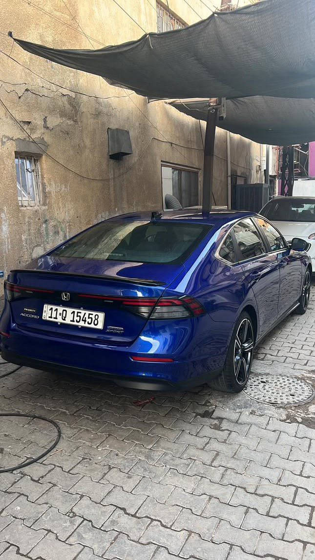 السلام عليكم شباب هونده اكورد 2024 وارد امريكي رقم بغداد الجديد بأسمي تحويل مباشر

‏Honda accord hybrid sport 2024. 

       حجم المحرك : 2000 sport هايبرد

ضرر السياره : حافت البنيد بدون دواخل وبدون صبغ راجعات بارد حتى الراديترات بلاديات السياره بدون قطرة صبغ
        
حالة اليرباك : دركه و برده و راجع سستم

المسافه المقطوعه : ٤٤ الف كيلو مو ميل

#مواصفات

• مكينه 2000
• شاشة كبيرة
•فتحه
• كاميرا خلفية 
•3 انظمه قياده
• كرسي كهرباء  
• رادار امامي
• مانع تصادم
• محدد مسار 
• تصحيح مسار
• شفتات بالستيرن
• مثبت سرعة
• مانع انزلاق
• دخول ذكي 
• إنارة ترحيبية
• هاندبريك كهرباء
•لايت عدسات زينون
• نظام اوتو لايت Auto
• لايت العالي زنون 
• حساسات مطر 
• حساسات دخول الإنفاق
• حساسات ضغط هواء الإطارات
• أوامر صوتية
• 3 أنظمة قيادة (eco, ev, sport)
• بلوتوث
• مدخل USB + AUX 

السعر : 195$ وبيها مجال بسيط 

تفاصيل اكثر هذا رقمي *********** تحياتي 
مكاني بغداد الجادرية او الكرادة بيه وات ساب
