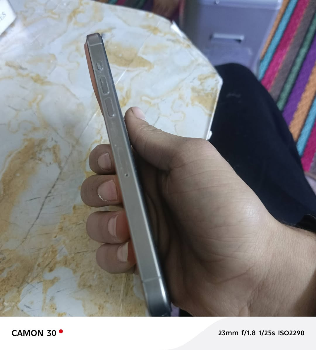 سلام عليكم ايفون ١٥برو ماكس بطاريه 86 ذاكرة التخزين ٢٥٦جهاز ماستر شخط ما بي وتر بروف مكاني بغداد مدينه الصدر ***********
