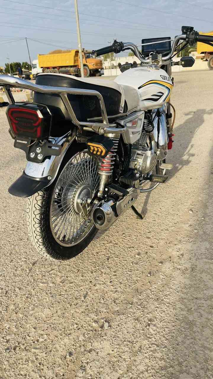 سلام عليكم دراجه للبيع ايراني مديل 2025مكفوله كفاله عامه اوراق كامله مكاني بغداد ***********
