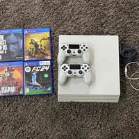 بلي ستيشن فور برو ابيض امريكي اصلي وصيته من امريكا ما صارله شهرين من ا...