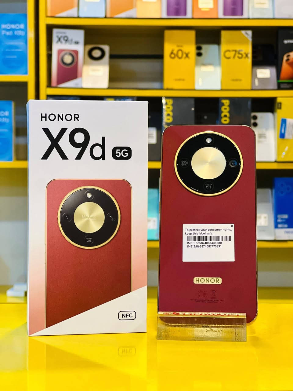 � وصل حديثًا.. وحش هونر الجديد HONOR X9d 5G 🔥
وبقسط:  60.000 فقط
استمتع بأداء قوي مع معالج Snapdragon 6 Gen 4، وتصميم أنيق بلونين فاخرين:
🤎 الماروني
🤍 الأبيض السيراميك

✅ ذاكرة داخلية 256GB
✅ رام 6GB
✅ شاشة AMOLED بتردد 120Hz
✅ بطارية عملاقة تدوم طويلًا مع شحن سريع 66W

📍 متوفر الآن حصريًا لدى شركة قسطلي – عنه

📌 العنوان:
عنه – شارع الحضرة – سنتر العائلي سابقًا

📞 للاستفسار والطلب:
***********
