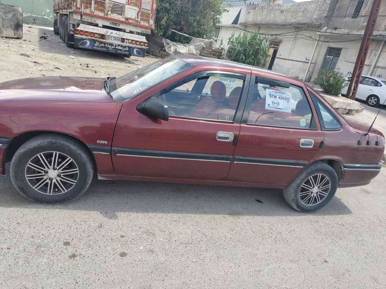سلام عليكم اوبل فكتره موديل 92حجم 16رقم انكليزي جديد لاالفين 30بسمي  كربون بانزين اكتروني بيه كير ومحرك شرط سعر 40وبيه مجال رقم ***********/***********
