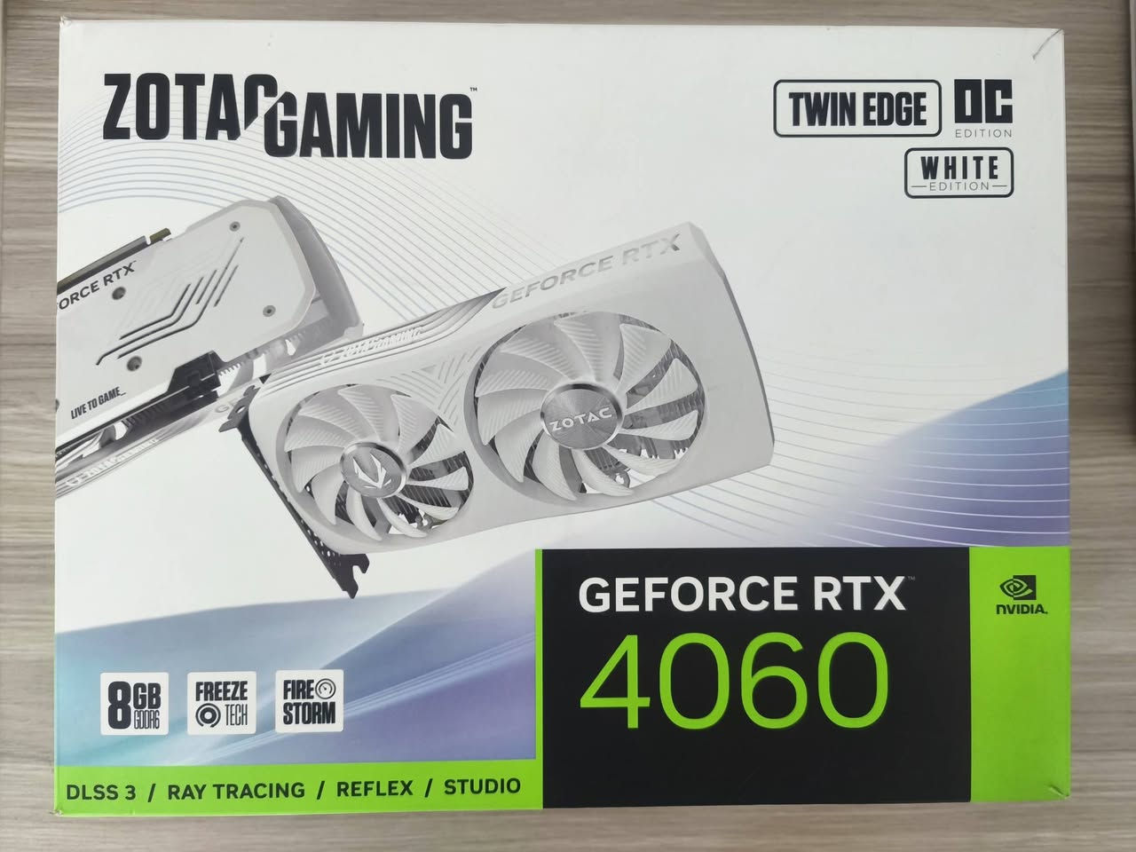 السلام عليكم 
كرت شاشة مستخدم قليل وغير مفتوح ونظيف جداً بالكارتونه للبيع
RTX 4060  8gb Zotac gaming
حرارة الكرت تحت الضغط العالي ماتعبر 71.
السعر 415 الف (سعر ثابت)
مكاني بغداد ومتوفر توصيل


**إذا كنت صاحب هذا الإعلان وتريد حذفه لأي سبب، رجاءا أرسل رسالة إلى الدعم الفني**