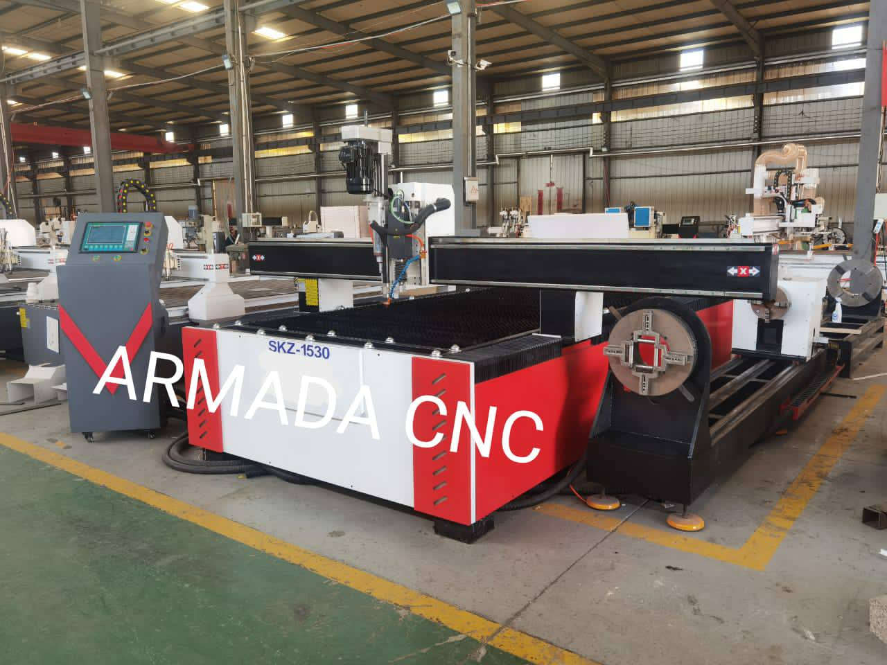 🇨🇳ARMADA🇨🇳
CNC plasma cutting
 machine
 🔸الات قطع بلازما لصناعة الديكورات المعدنية والقطع الميكانيكية والهندسية المعدنية
امتلكها من المصنع مباشرة كفالة سنتين سوء تصنيع لدينا شهادة جودة أمريكية في صناعة الآلات ❤️
🔸مساحة العمل 1500*3000 او حسب الطلب
🔸محركات درايفرات ايزي سيرفو
🔸سكك تايواني
🔸نظام تحكم fast cam
اعادة تعين نقطة التوقف بعد انقطاع التيار الكهربائي

مولد قطع 100A<---200A
قص حديد 1----35مم
قص ستالس 1---25مم

CNC plasma cutting machine
🔹Work area 1500*3000
🔹Source 160A LGK 
🔹Easy servo motor and drive
🔹FASTCAM software
🔹Taiwan hiwan square rail
🔺ميزة التصنيع على طلب الزبون ومهندسين مختصين بالتعليم والتدريب😍

توصل معنا عبر الموقع الالكتروني يوجد رابط وتس اب مباشر مع المصنع 
00861895507672

#armada-#cnc-#plasma-
#router-#fiber-#laser-
#cutting-#engraving-
#marking-#wood-#metal
#Work-#3D & #2D
#راوتر #ليزر #بلازما #فايبر #اعمال_خشبية 
#اعمال_معدنية


**إذا كنت صاحب هذا الإعلان وتريد حذفه لأي سبب، رجاءا أرسل رسالة إلى الدعم الفني**