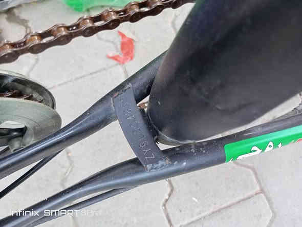 للبيع ابو الطبكه 
الحجم 20 
ياباني استعمال قليل 
كلشي مابي بس الكير يرادله سيم بس
بريكات امامي وخلفي شغالات 
السعر 75 بي مجال مستعجل على بيعته
الرقم /***********
متواجد خاص
