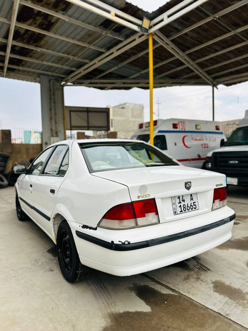 سلام عليكم سمند مديل 2011 سياره جديده مكينه كير كفالا رقم جديد بسمي السياره بديها كفالا بس بيها بلباب بارد ولكاط فقط سياره نضيفه تجي وتشوفها السعر 46 رقم ***********
