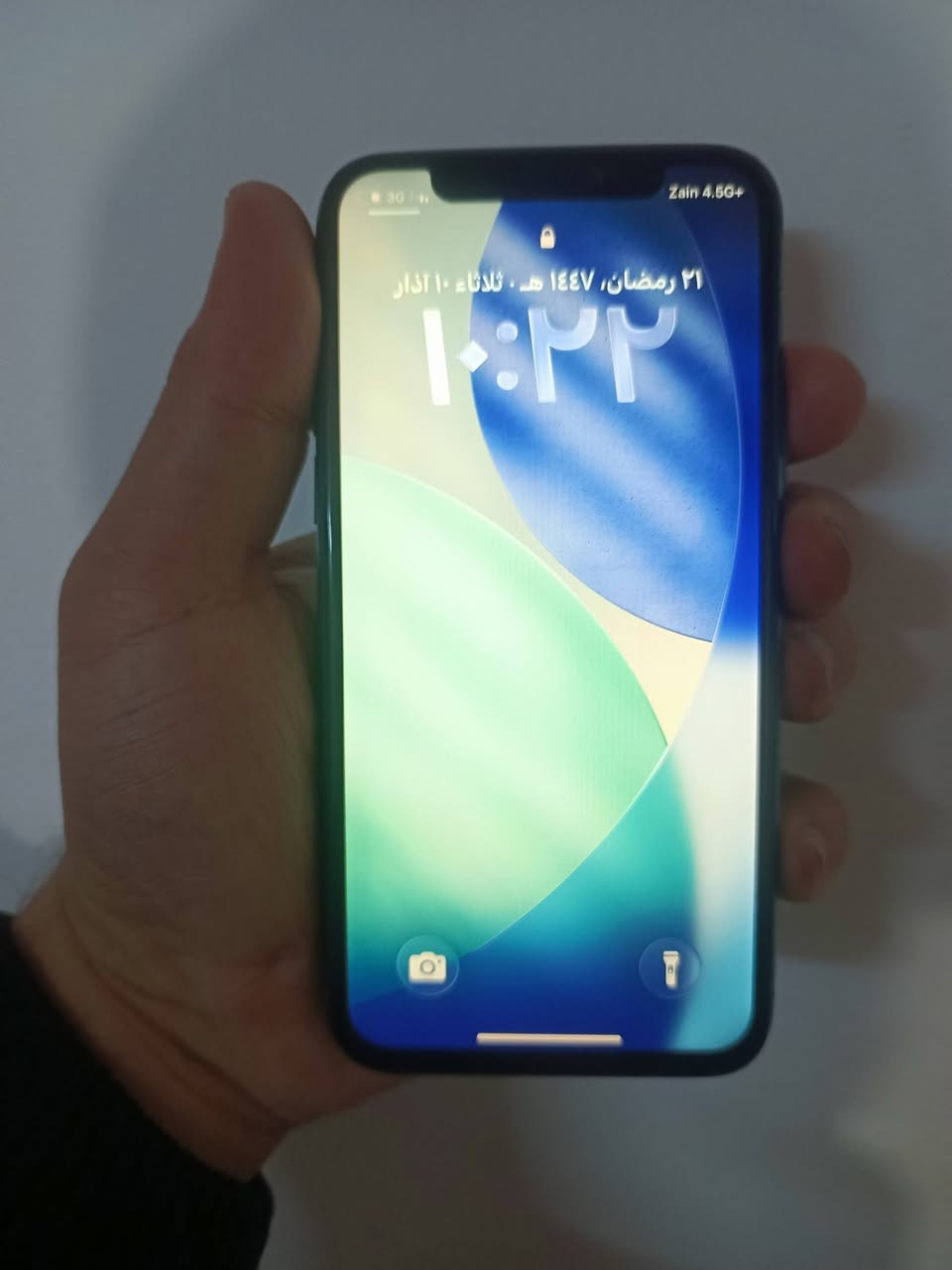 ايفوان11لبيع جهاز جديد ذاكره 256
مبدل شاشه اصليه ٣خيارات فيس ايدي واكف

وبطاريه 100 وشرط احسن نوعيه
بس كامراته الخلفيه تريد تنضيف

سيمكارت شغال وي فاي شغال كامراته فول دمعه تصويره

سعر ١٧٠ وبيه مجال ***********
