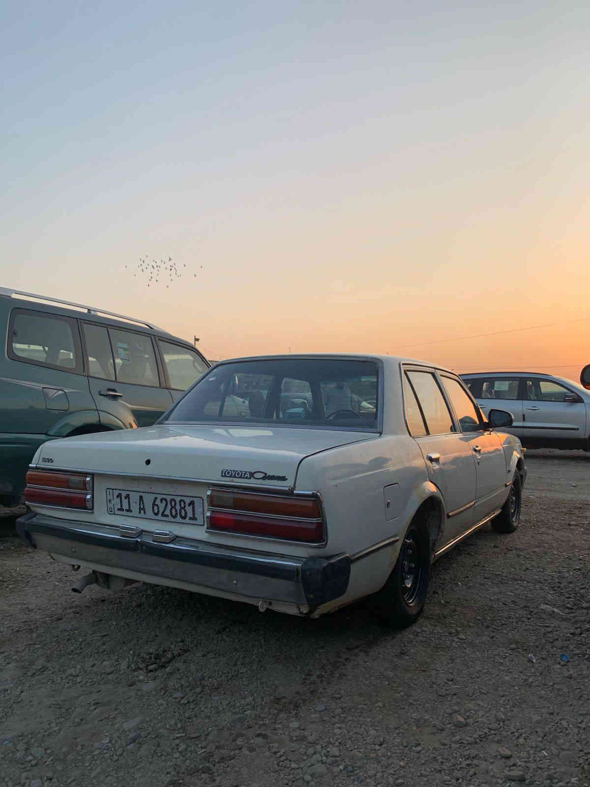 كرونه 80 رقم بغداد
سنويه وهزه جديد سياره جاهزه مكينه كير تبريد 
مابيها ضربه سياره بلاديه السعر32 مكاني بغداد الدوره
ورقمي***********
