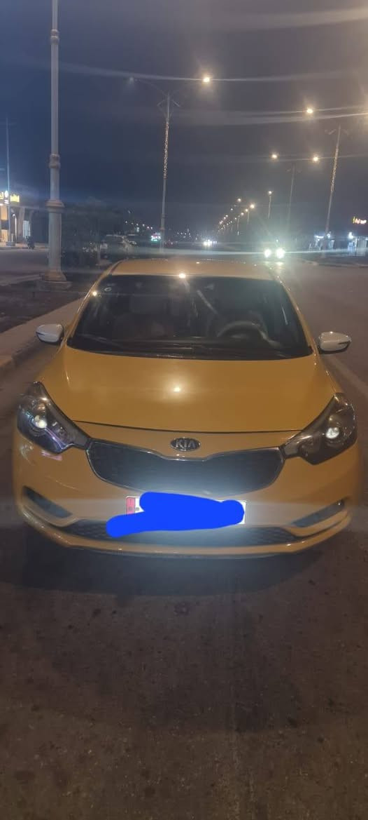 السلام عليكم  الليبع كيا فورتي موديل ٢٠١٥ رقم بغداد مكان السيارة كربلاء ***********
