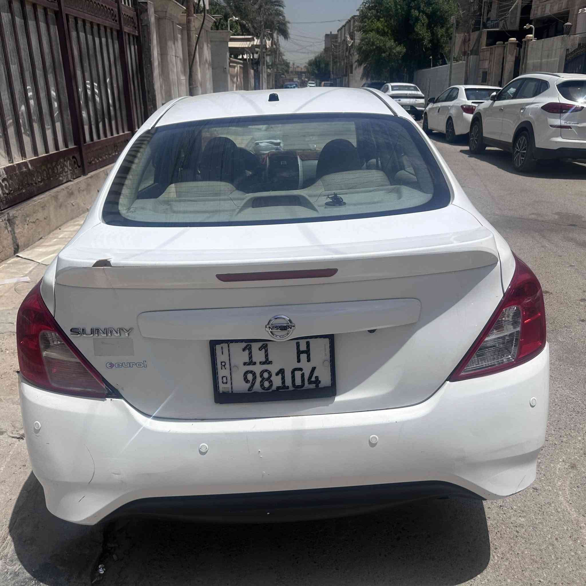نيسان سني هندي موديل 20 رقم بغداد ماشيه 101 الف كيلو
بيه جاملغ الامام صفحة السايق مبدل
وبيه طخات بالبابتين عكس السايق من ورة ابو تكتك الله ايوفقه وبعد بيه ملاحظات 
مكينه وكير على البلاد والله 
والحداديه مابيه شي وتخم تاير كوري صار 4 اشهر من شديته 
السعر 88 وبيه مجال حك الجيه 
للاستفسار *********** 
مكاني بغداد الدورة
