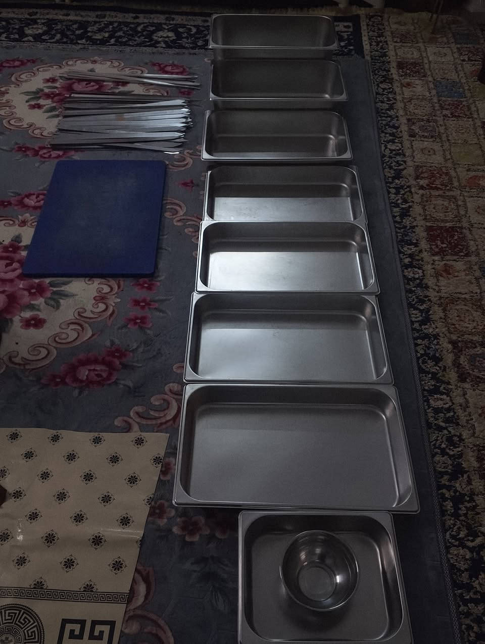 سلام عليكم عندي هاي مواعين كوله استيل اخو جديد مستعمل شهر عدد 7 زوج عله 25 هاي رقمي ***********
