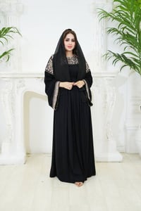 قفطان مغربي • حرير أماراتي • مقاس 60-110