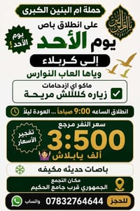 حملة أم البنين • الحمزة أبو منصور • كربلاء المقدسة