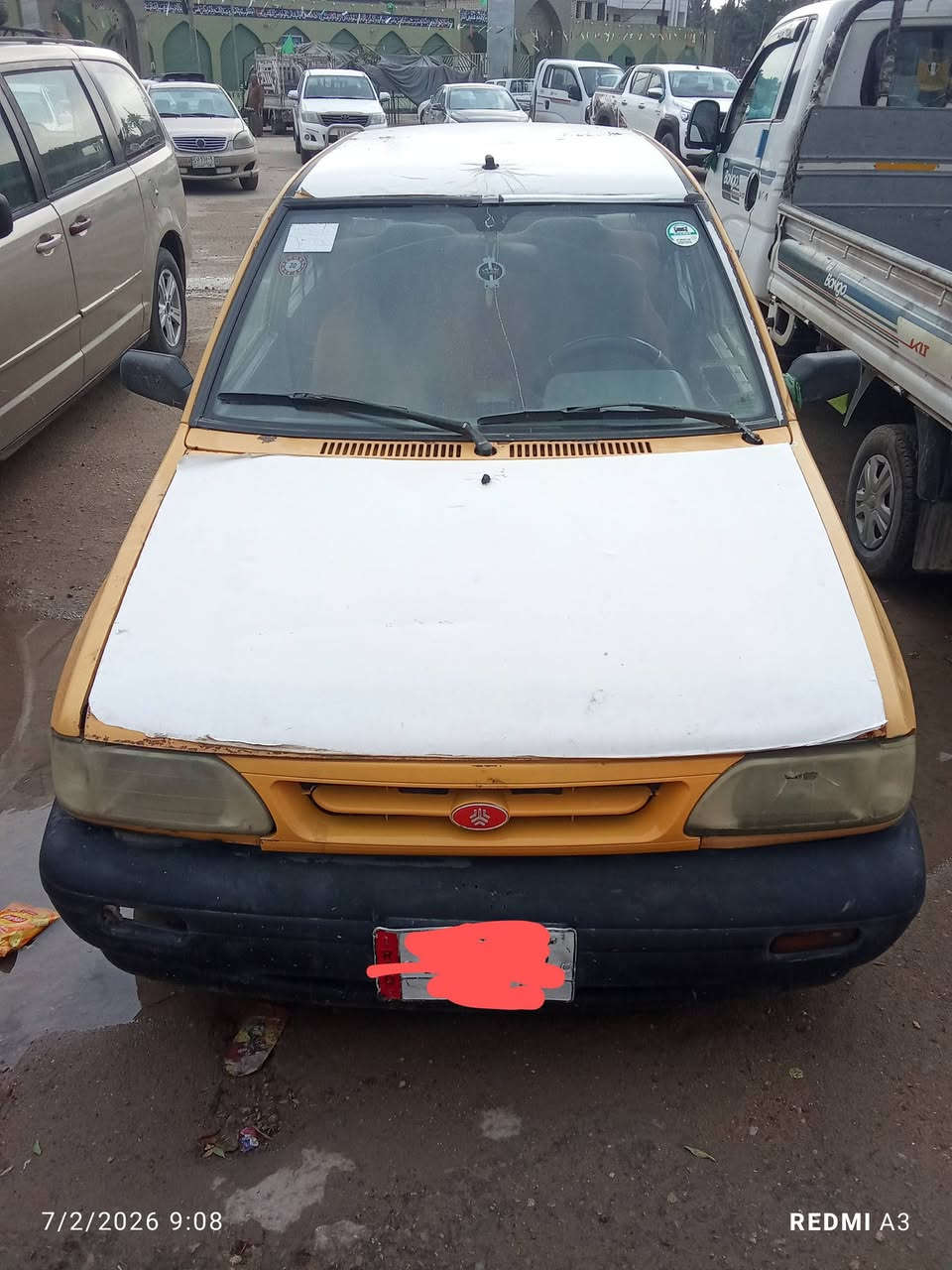 السلام عليكم سيارة سايبه للبيع رقم بابل رايدهه ب١٧ للاتصال *********** العنوان محاويل ناحية الامام
