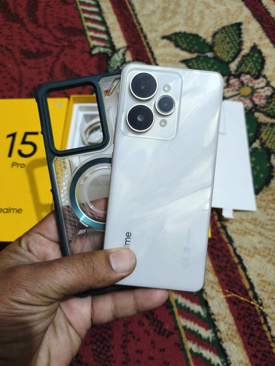 ريلمي 15 پرو
كامل الملحقات
الذاكرة 512
الرام 12
الشاشة أمولد منحنية
يدعم الشحن السريع بقوة 80 واط
للبيع بـ 500
أو للمراوس
مكاني بغداد

رقم الهاتف
***********
