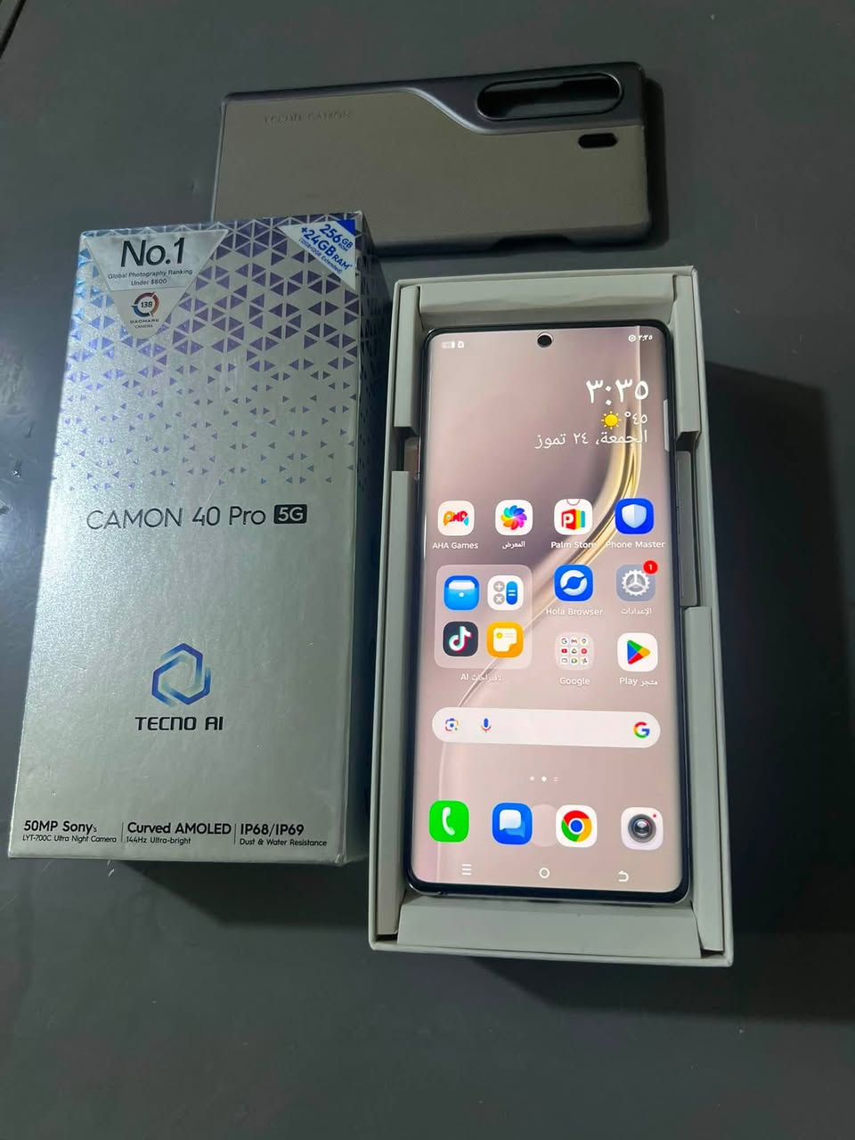 تكنو كامون 40 برو 5G ذاكرة 256 رام 12 
بلادي مامفتوح مع كارتونة ولزكة وحافظة فقط نضافة ٩٥٪؜ سعر ٣٥٠ 🔐 قفل مكاني بغداد جسر ديالى قديم شراي خابر ***********
