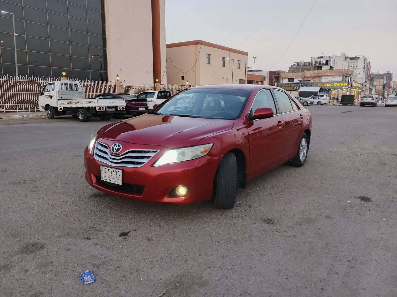 السلام عليكم ورحمه الله وبركاته من رخصت الادمن كامري 2007  امريكي ليبل واحد 
 حته الجام ليبل  
محرك 2400 رقم بغداد ألماني سنويه ل 28  بيه اربع قطع صبق بدون دواخل  حادثه بلصوره بسيط كلش غير هاذا مابيه لاتكلي شنو تفاصيل وين حادثة كله ذاكره الك 
 كير جديد محرك حداده تبريد شاشه تحكم ستيرن كشن كهرباء  تخم تاير 
السعر 87 وبيه مجال العنوان الانبار فلوجة رقم الهاتف ***********
