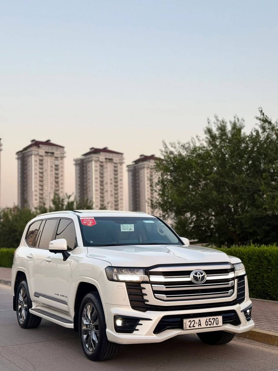 Toyota land Crusier GXR Limetid 2023
تۆیۆتا لاند کرۆزەر مۆدێل 2023 
ئەزیزان سەیارەکە بێ بۆیاخە دەعامی بۆ دەعامی بەشەرت
بۆیاخی نیە،سارد نیە

مواسەفاتی :
🔹بەصمە،🔹درگا بەصمە،🔹کوشن جلد.  🔹ناوزەرد🔹سڵاید،🔹تبرید مرکزی🔹،برێک بصمە،
🔹ئۆتۆ هۆڵد،،🔹ڕاداری لاکان و پێش و دوا 
🔹کامێرە ٣٦٠ دەرەجە،🔹ئاوێنە کارەبا
🔹هەردوو کوشنی پێشەوە کارەبا
🔹بەخی ئاو 🔹سەلاجە،🔹٣شاشە🔹سنوق جەک
🔹بلاجکتۆر🔹ئاوێنە ئیشارەت…چەندین مواسەفاتی تر

سەیارەکە زۆر جوان و تازە ماوەتەوە
گێڕ و مەکینەی بەشەرت 
سەیارەکە شوێنی لە سلێمانیە

نرخ:665$ مەجالی تێدایە
***********

