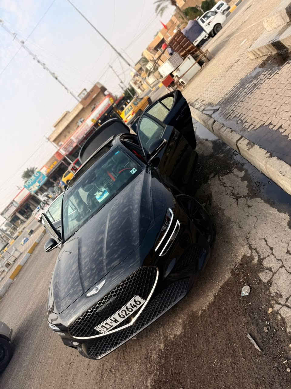 جنيسز G70
محرك 3.3T توين تيربو فور ويل

كشنات كهربائي كشنات تدفئه تبريد تدففئه بل ستيرن داخل اسود مطعم بقيطانات احمر 

ماشيه 34 الف يساره فول فتحه ويل كب اسود رقم بغداد ضرره باب لخلفي مبدل وجاملغ مصبوغ معروفه مواصفات
بيع او مراوس حسب القناعة 
ب250$ وبيها مجال مكانها ديالى 

***********
***********
