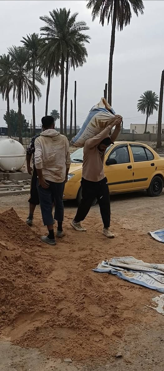 سلام عليكم كادر ابو علي لتصعيد كافة مواد البناء على ظهر مكاني بغداد ***********
