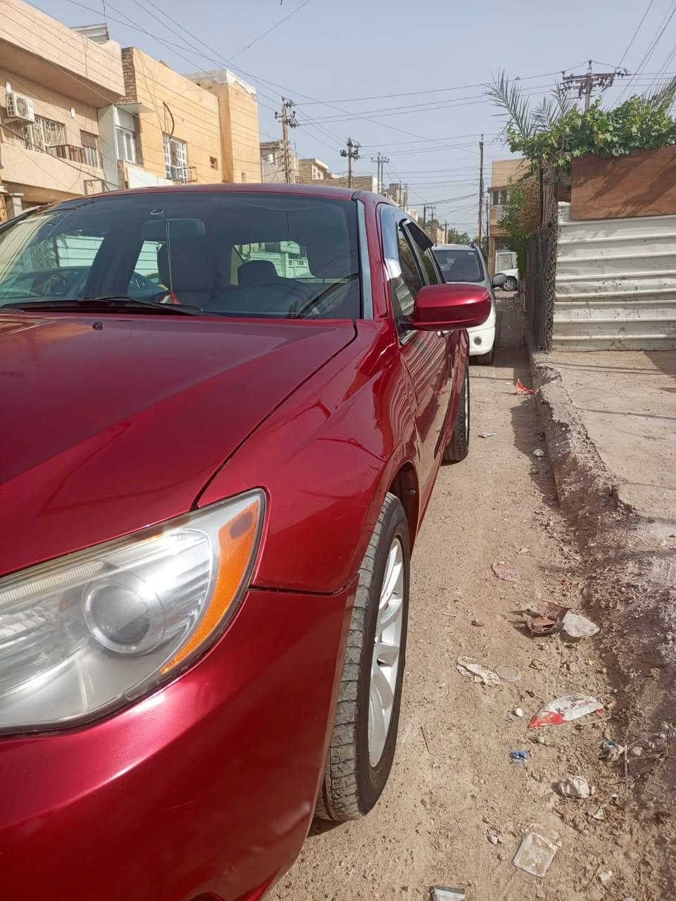 السلام عليكم كرايسلر c200 موديل 2012 تحكمات سترين مري كهرباء محرك 2400 بشرط گير جديد بشرط تبريد نقص كمبريسر صدر الامامي جديد والخلفي نص عمر تايرات نضيفه باتري جديد رقم دهوك صاحبها يريد تحويل حادثها من امريكا جاملغ وخشم البنيد وبغداد الجاملغ الثاني بدون اي دواخل  السعر 80 وبيها مجال قلييييل مكاني بغداد حي الجهاد واتساب***********
