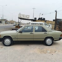مرسيدس 190 طيارين سياره كفاله عامه من الصبغ ماكينه بلاديه 4سلندى كهربا...