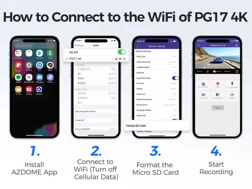 سلام عليكم حبايب
لتواصل *********** او عالخاص
Azdome pg17 4k شاشه كامله مريا
السعر ١٢٥ مع التوصيل 
الكاميرا الامامية تصوير عالي الدقة بدقة4K Ultra مع التحكم باللمس بعرض زاوية التصوير والكاميرا الخلفية ايضاً التحكم عن طريق اللمس باظهار زاوية التصوير لرؤية افضل ويمكن عرض الكامرات بشكل منفصل او مع بعض على المرايا

‎2- سهولة التحكم عن طريق اللمس 

‎3- تطبيق خاص للهواتف الذكية 📱
  WiFi (متاح لابل واندرويد) .

‎4- رؤية ليلية فائقة ✨.

‎5- تسجيل الطوارئ الذكي 🌟

‎تتميز الكاميرا بتقنيه تقوم بحفظ مقاطع الفيديو عند وقوع حادث لا سمح الله او وجود اهتزازات قوية

‎6- التسجيل المستمر 💿

‎ستقوم الكاميرا بحذف اللقطات القديمة وتحميل الجديدة عندما تمتلئ الذاكرة

‎7- دعم التسجيل الصوتي 💡
‎تحكم صوتي في التسجيل والايقاف والتقاط الصور وتسجيل الصوت

‎8- امكانيه ربطها على الجداحة او على فيوزات السيارة 

‎9- مكثف كهربائي بدلا من البطارية

‎· ماذا يأتي بداخل الصندوق؟

‎1- كاميرا امامي
2-  كاميرا خلفي

3- شريط لاصق إضافي

‎4- لاصق حامي للزجاج

5- كتيب تعليمات

‎6- كليبسات

‎7- شاحن سيارة

8- كيبل طاقة
