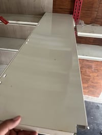 رفوف جدارية نظيفة دبل دعامه من جوه تتحمل أوزان حتى ٦٠ كيلو  القياس ٢٥ ...