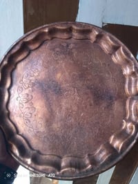 صينية نحاس • ٢٨ونص سم • وزن ثقيل